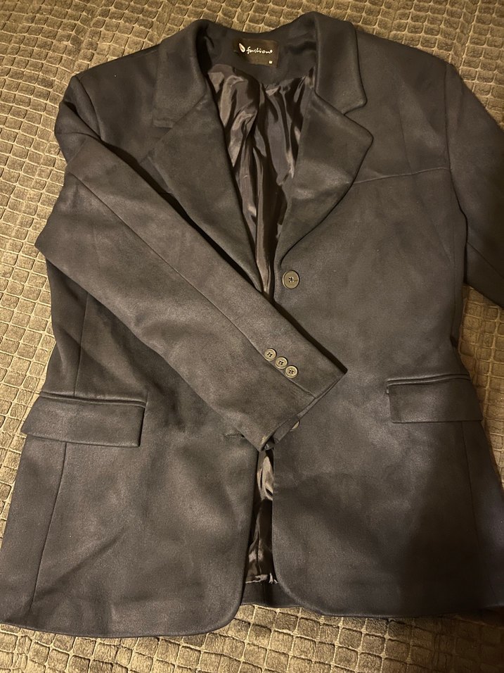 Kadın Süet Blazer Ceket - Görsel 2