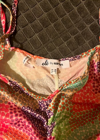 Kadın Çok Renkli Elbise - Görsel 3