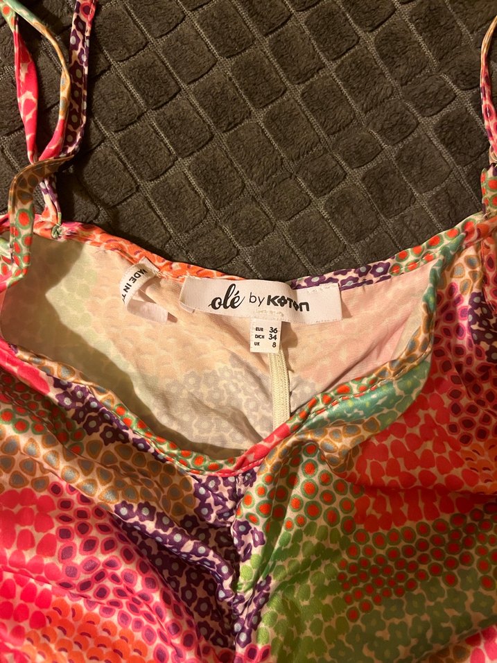 Kadın Çok Renkli Elbise - Görsel 3