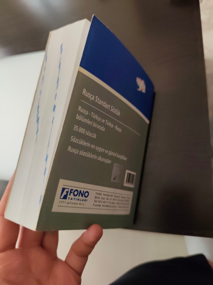 FONO Rusça-Türkçe Standart Sözlük - Görsel 3