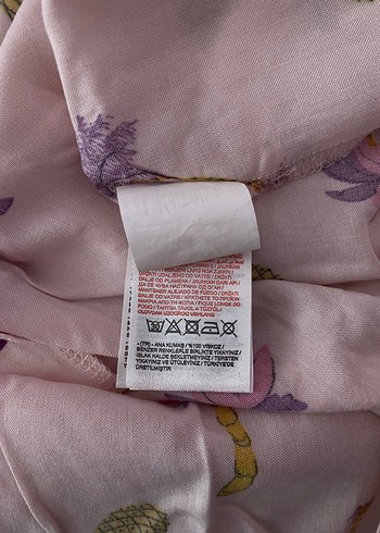 LC Waikiki Pembe Desenli Şortlu Pijama Takımı