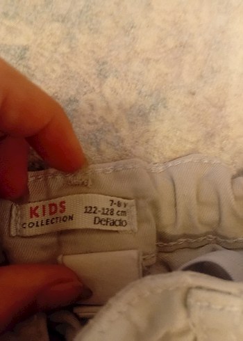 Koton Kids beyaz Bol Kesim Kız Şort