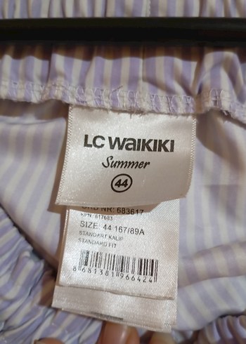 Mor Çizgili Mini Şort - Görsel 3