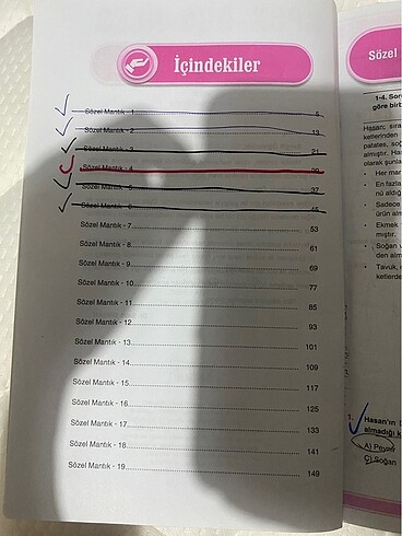  Beden Renk Sözel mantık soru bankası