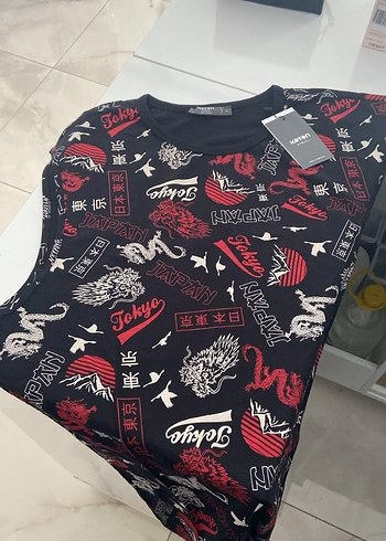 Koton Mor Baskılı Hamile T-shirt, sıfır Kollu, Rahat Kesim