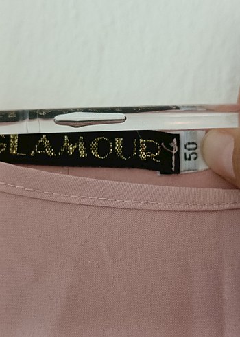 Diğer Pembe Kemer Detaylı Uzun Kollu Kadın Bluz