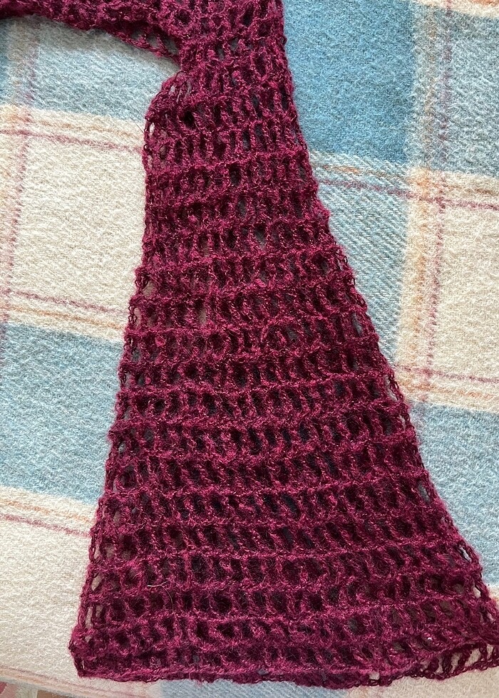 örgü moher flared kol bolero - Görsel 5