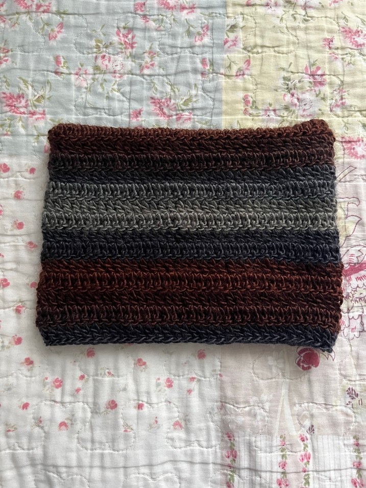 Gri Düz Örgü Battaniye - Görsel 5