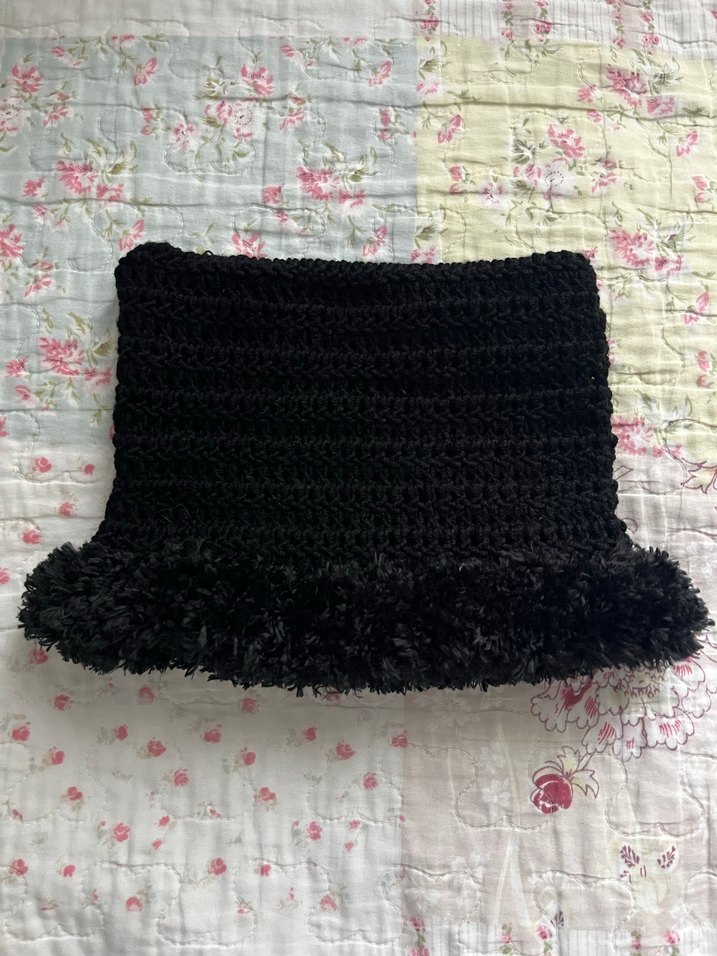 Gri Düz Örgü Battaniye - Görsel 2