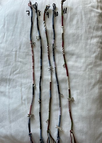 bohem hippie hair wrap saç ipi rasta - Görsel 4