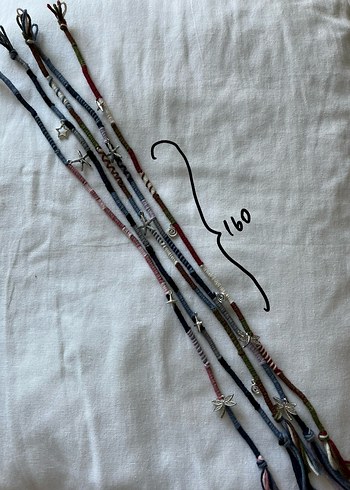 bohem hippie hair wrap saç ipi rasta - Görsel 2