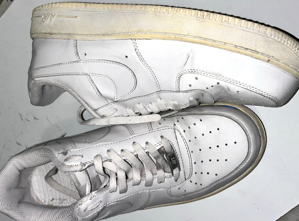 Beyaz Minimalist Erkek Spor Ayakkabı - Görsel 2