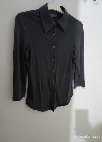 Cotton BaR kadın Gri Basic Tişört - Görsel 6