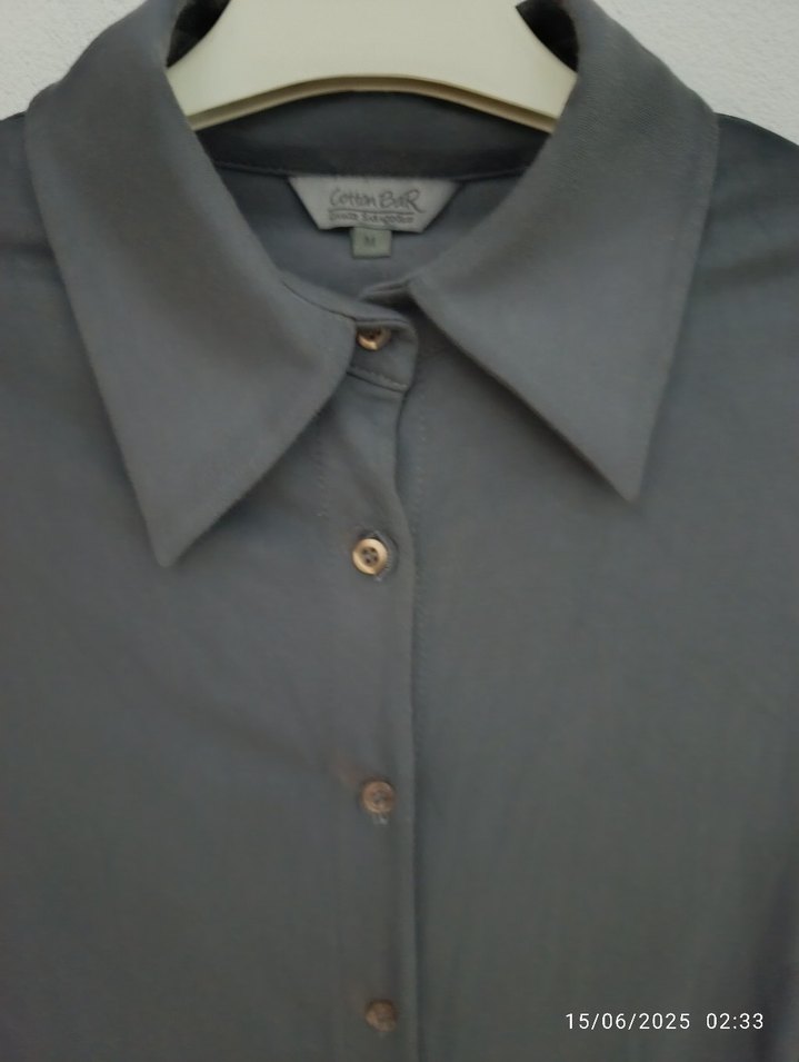 Cotton BaR kadın Gri Basic Tişört - Görsel 2