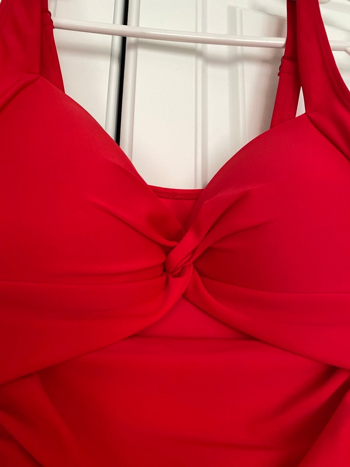 Penti Kırmızı Drapeli Mayo - Görsel 3