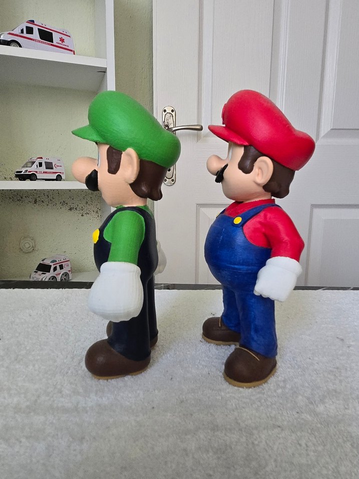 Mario ve Luigi 20 cm - Görsel 3