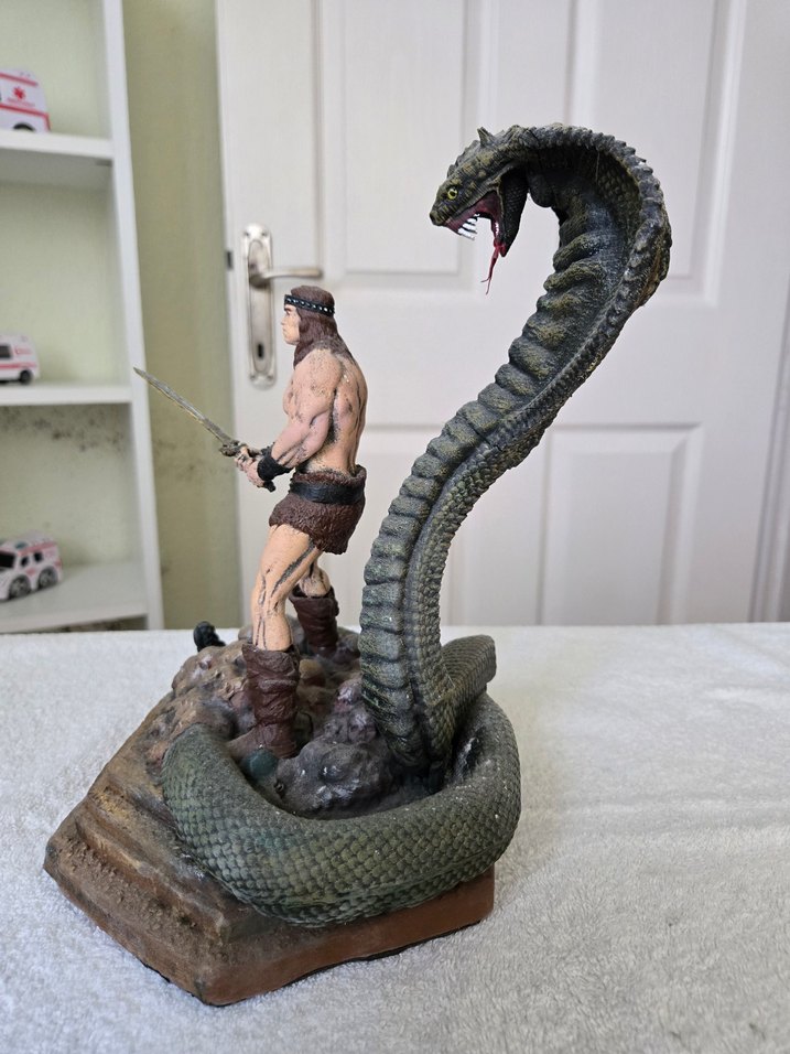 Barbar Conan 3d figür 30 cm - Görsel 3