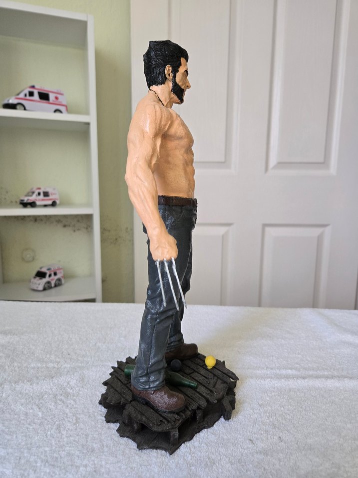 Wolverine Logan 3d 35 cm - Görsel 2