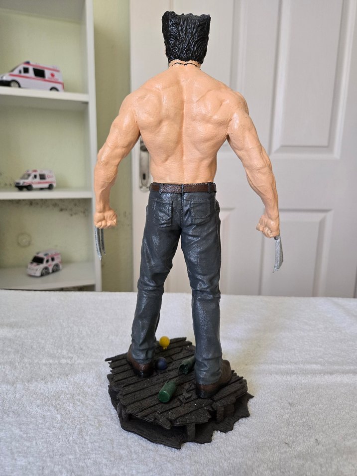 Wolverine Logan 3d 35 cm - Görsel 4