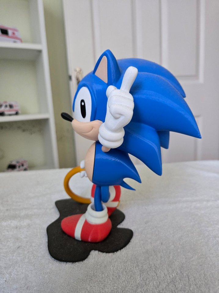 Sonic 3d figür 25 cm boyutundadır - Görsel 3