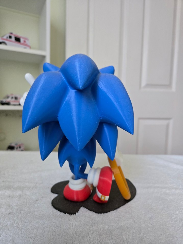 Sonic 3d figür 25 cm boyutundadır - Görsel 4