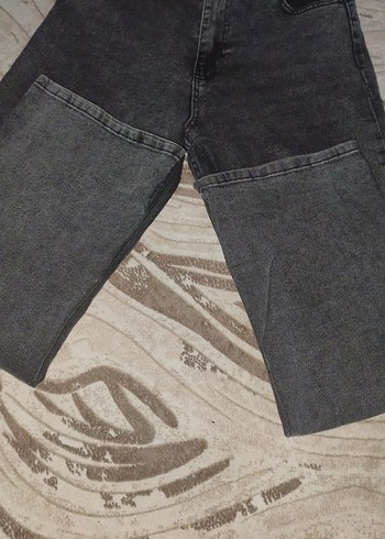 38 Beden Gri Regular Fit Kadın Kot Pantolon jeans