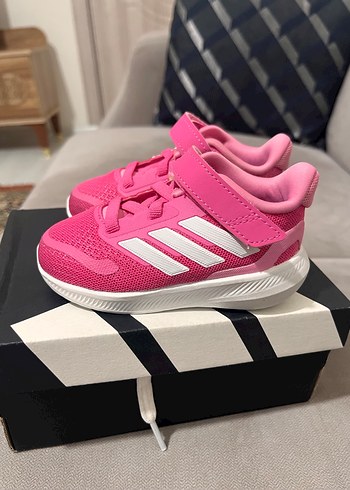 Kız Çocuk Pembe Cırtcırtlı Spor Ayakkabı - Görsel 3