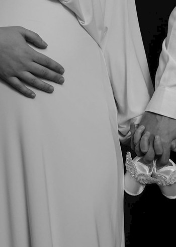 Uzun Kollu V Yaka Beyaz Kadın Elbise - Görsel 4