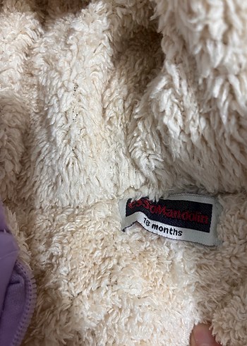 Mor Kürklü Bebek Kış Tulumu - Görsel 4