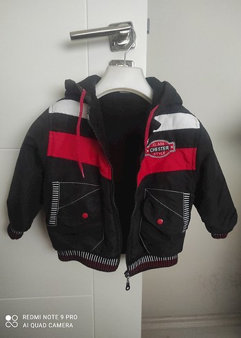 Erkek Çocuk Siyah Fermuarlı Biker Ceket