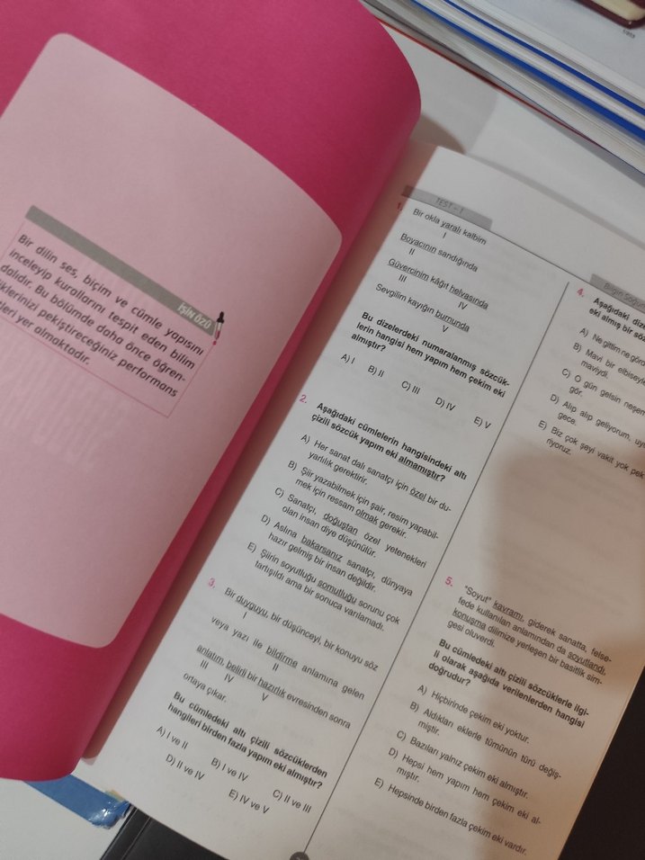 2021 TYT Dil Bilgisi Soru Bankası - Görsel 2