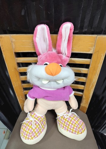 E.L.F Renkli Pembe Tavşan Peluş Oyuncak