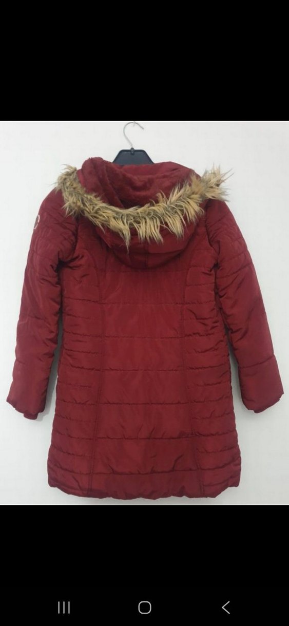 Waikiki Bordo Kız Çocuk Mont - Görsel 3