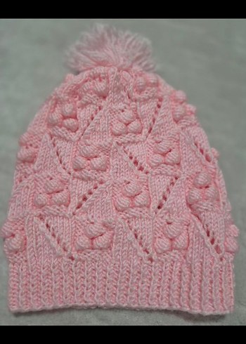 Renkli Nakışlı Örgü Çocuk Bere - Görsel 4