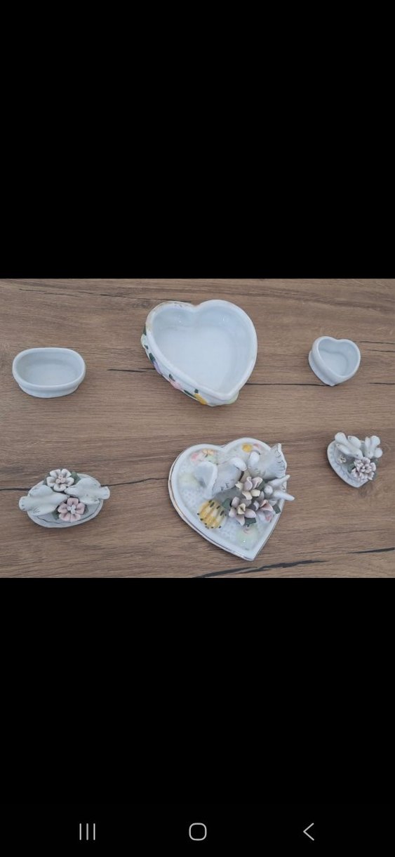 VINTAGE PORSELEN KUTU BİBLO - Görsel 2