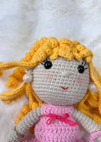 Renkli El Örgüsü Bebek ve Aksesuarları - Görsel 4