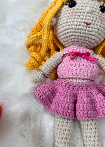 Renkli El Örgüsü Bebek ve Aksesuarları - Görsel 5