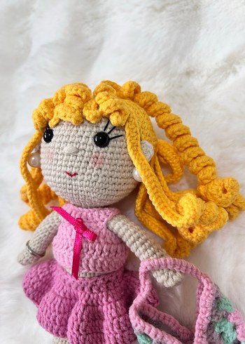 Renkli El Örgüsü Bebek ve Aksesuarları - Görsel 16