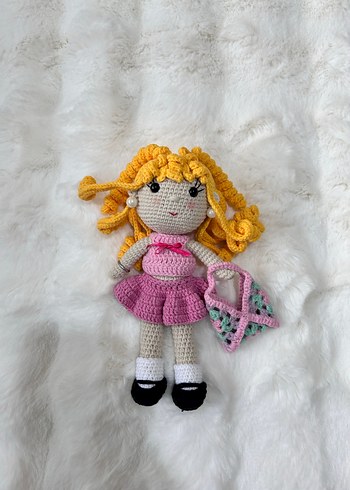 Renkli El Örgüsü Bebek ve Aksesuarları - Görsel 11