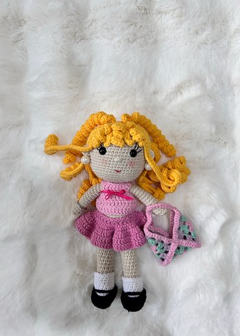 Renkli El Örgüsü Bebek ve Aksesuarları - Görsel 10