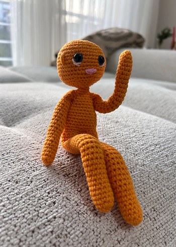 Turuncu Amigurumi Oyuncak - Görsel 2