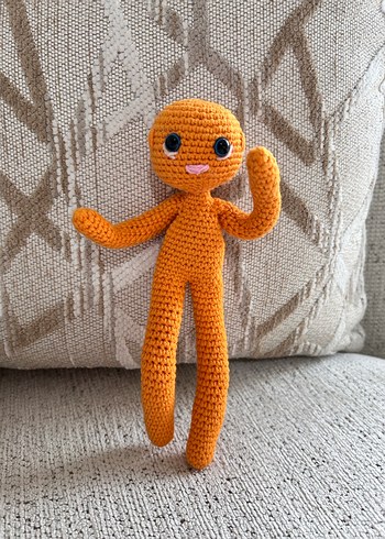 Turuncu Amigurumi Oyuncak - Görsel 5