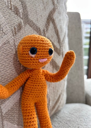 Turuncu Amigurumi Oyuncak - Görsel 7