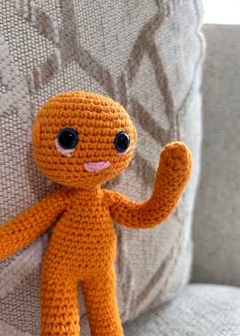 Turuncu Amigurumi Oyuncak - Görsel 6