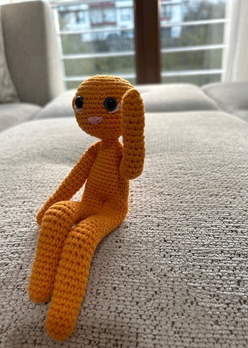 Turuncu Amigurumi Oyuncak - Görsel 4