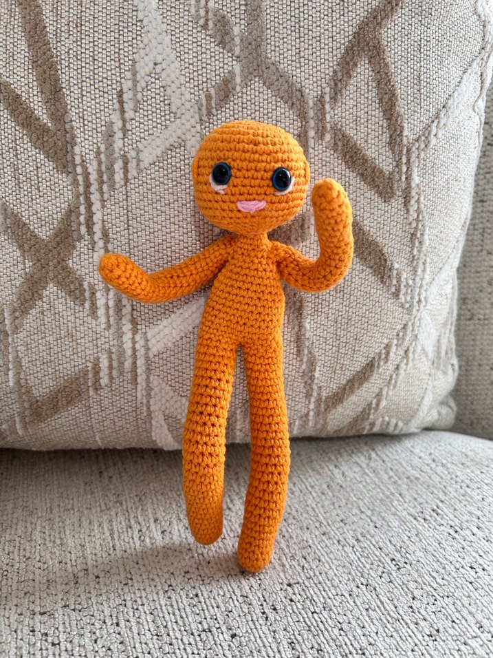 Turuncu Amigurumi  Oyuncak - Görsel 5
