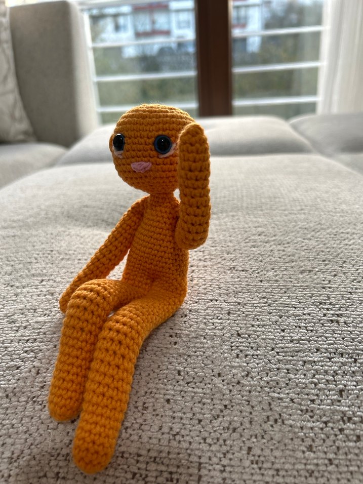 Turuncu Amigurumi  Oyuncak - Görsel 4