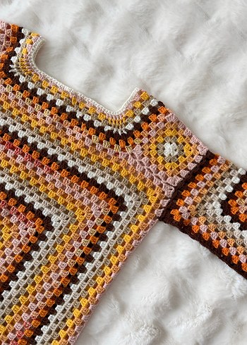 Crochet kazak s beden - Görsel 6