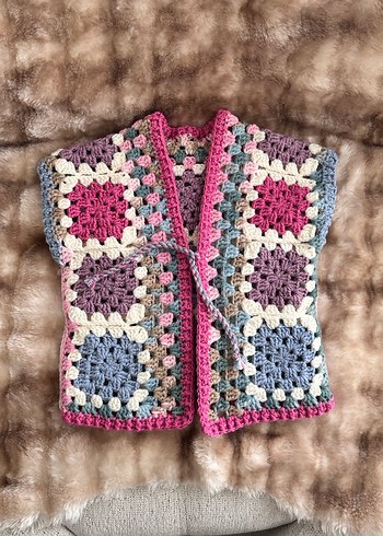 Crochet Yelek - Görsel 2