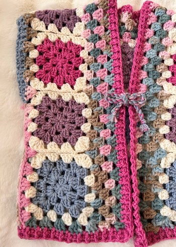 Crochet Yelek - Görsel 15